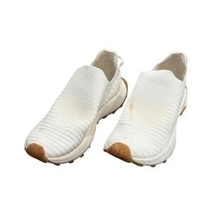 Merrell Moab Speed Eco Moc Womens 7 White Slip On Sneakers J067314 Vibram Sole